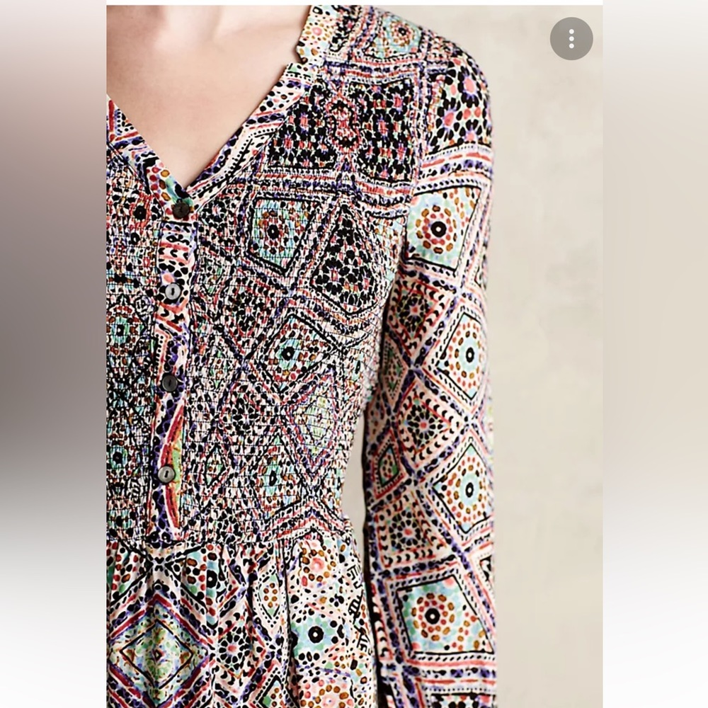Tiled Amethyst Dress | Anthropologie